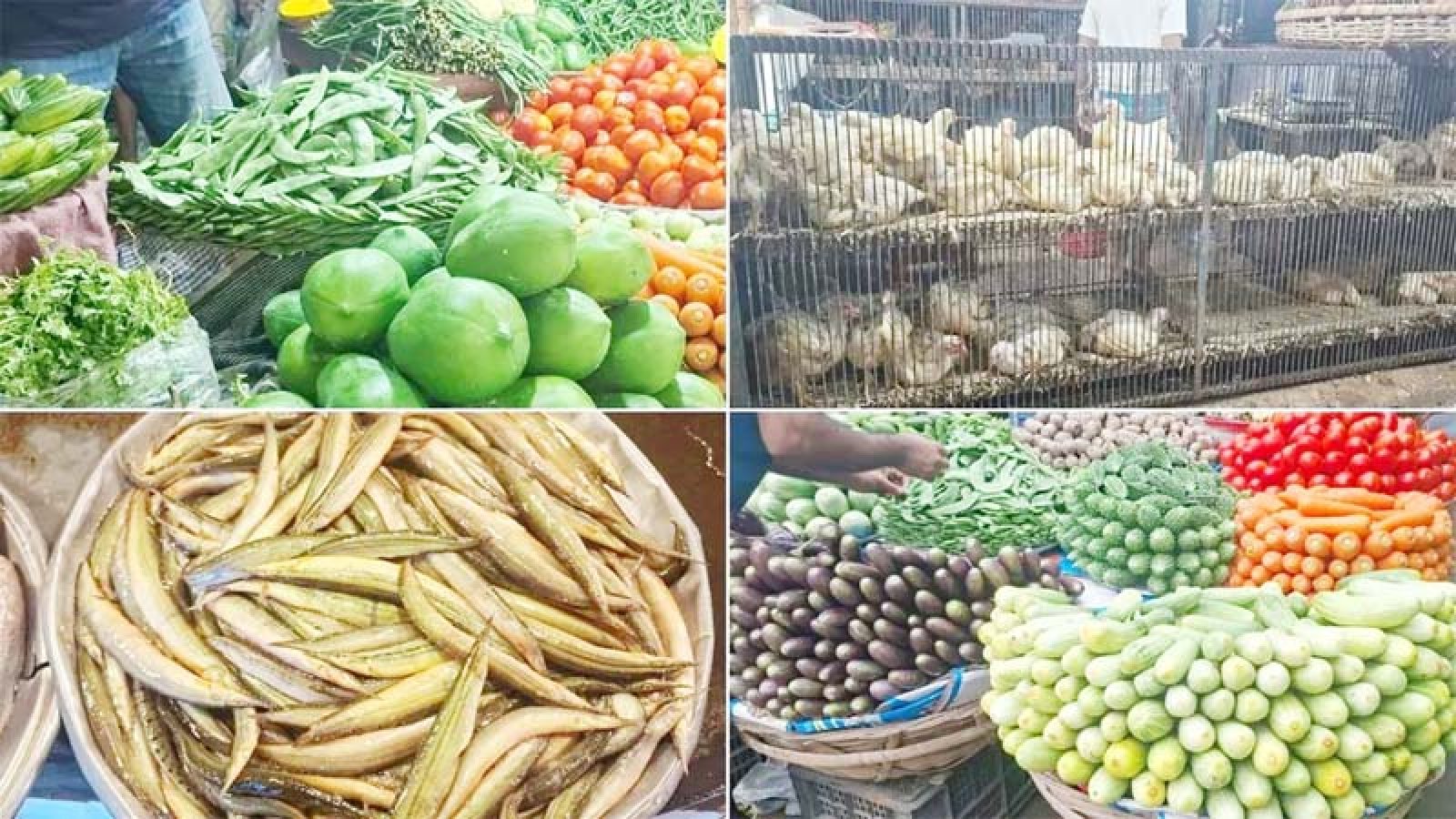 সবজির বাজারে আগুন, শিমের কেজি ২০০, ব্রয়লার ১৮০ টাকা