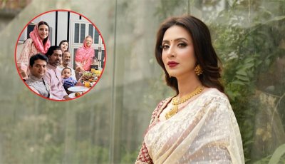 প্রিয়জনদের নিয়ে ইফতার করলেন মিম