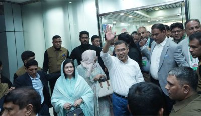 সিলেটে পৌঁছেছেন তারেক রহমান