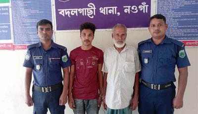 বদলগাছীতে পুকুরের মাছ লুটের অভিযোগ, গ্রামপুলিশসহ গ্রেপ্তার ২